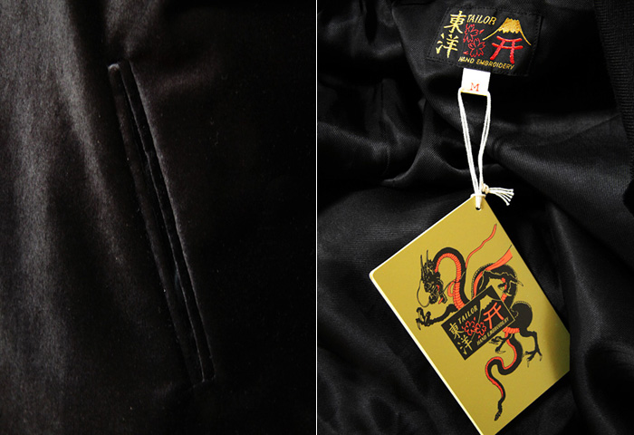 TAILOR TOYO(テーラー東洋）】 別珍ハーフジャケット [ 般若心経