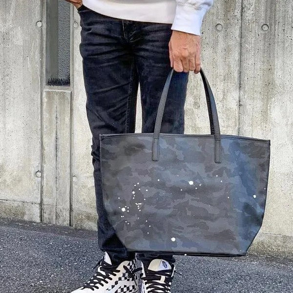 GENTIL BANDIT/ジャンティバンティ トートバッグ MM ブラックカモ