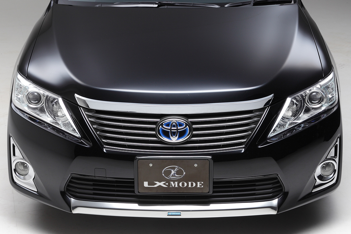 LXマークレスフロントグリル+フードトップモールセット | LX-MODE