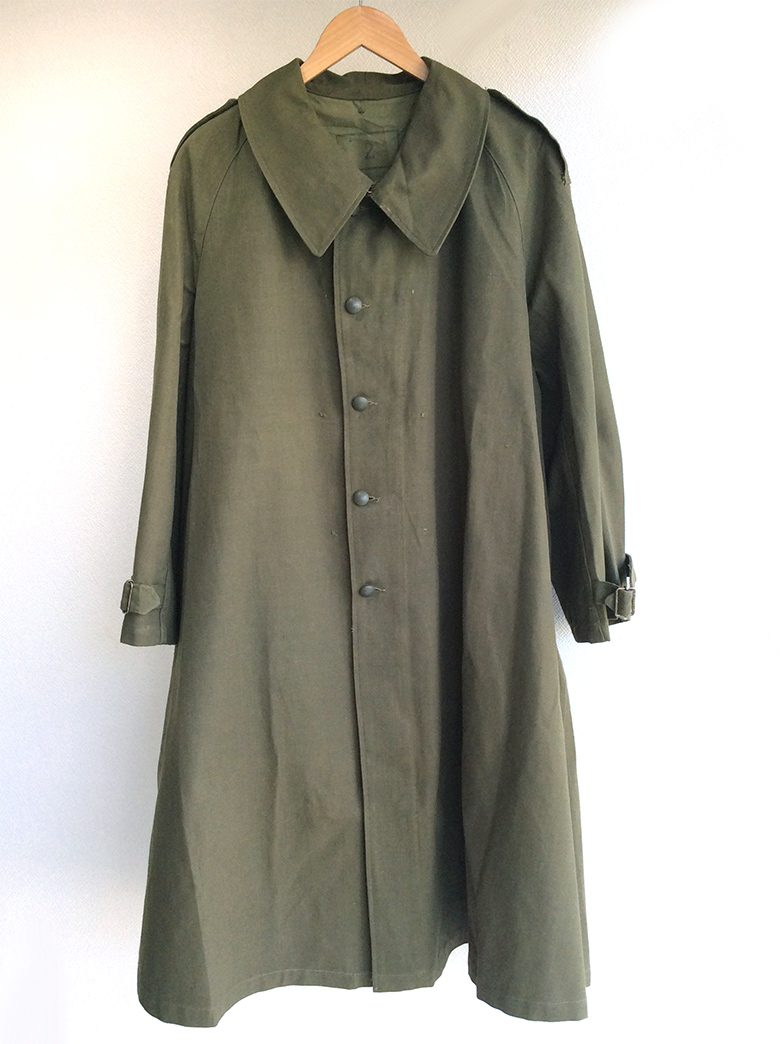 1950年代フランス軍モーターサイクルコート 1950's Dead Stock French