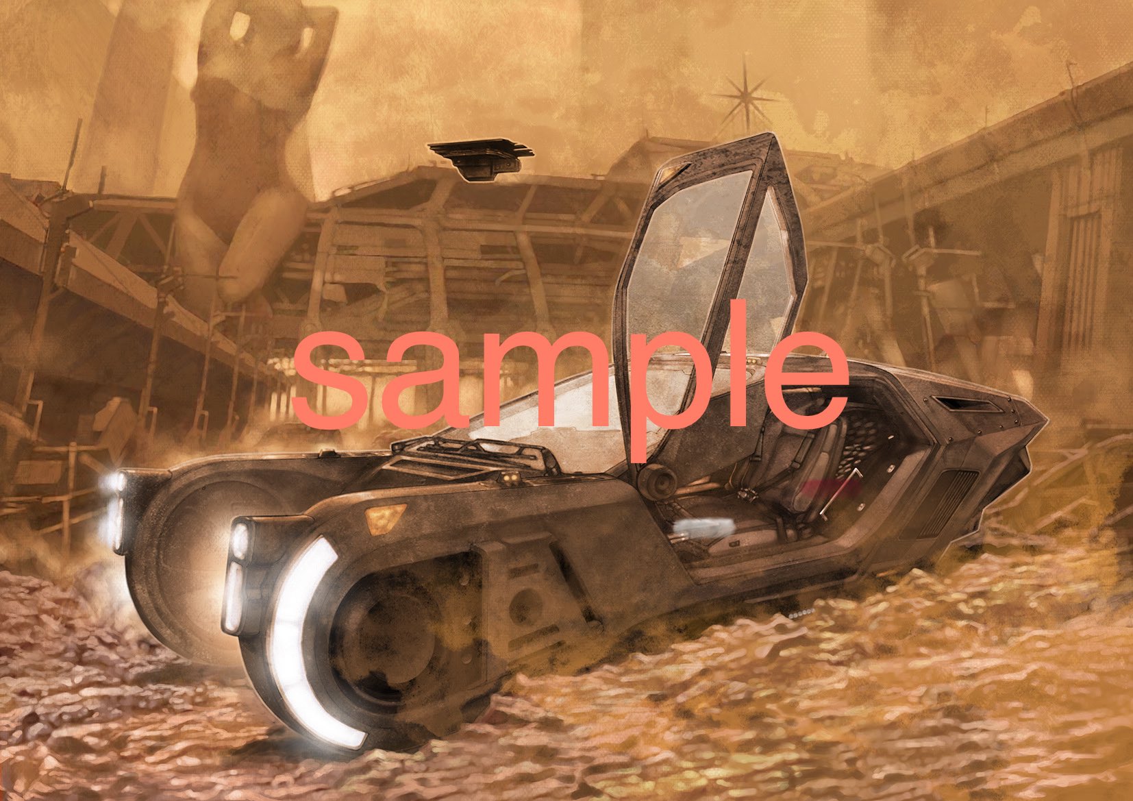 ブレードランナー2049/ K's Spinner Kのスピナー 1/32 プラモデルキット