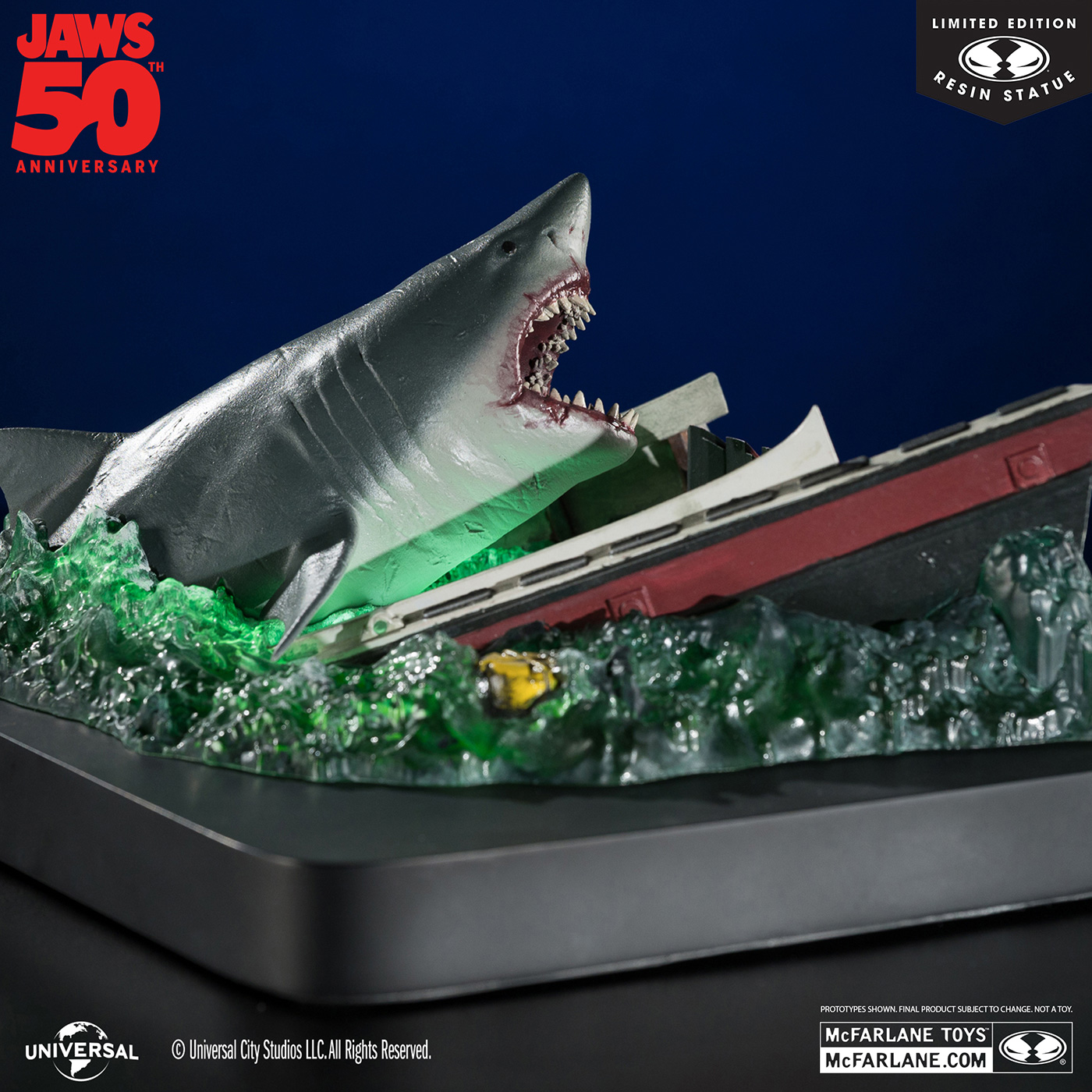 ムービーマニアックス/ JAWS: ジョーズ 50周年記念 1/48 スタチュー