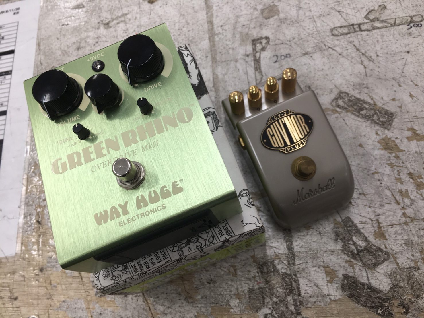 楽器】♪エフェクター《WAY HUGE Green Rhino Mk2｜Marshall Guv'nor