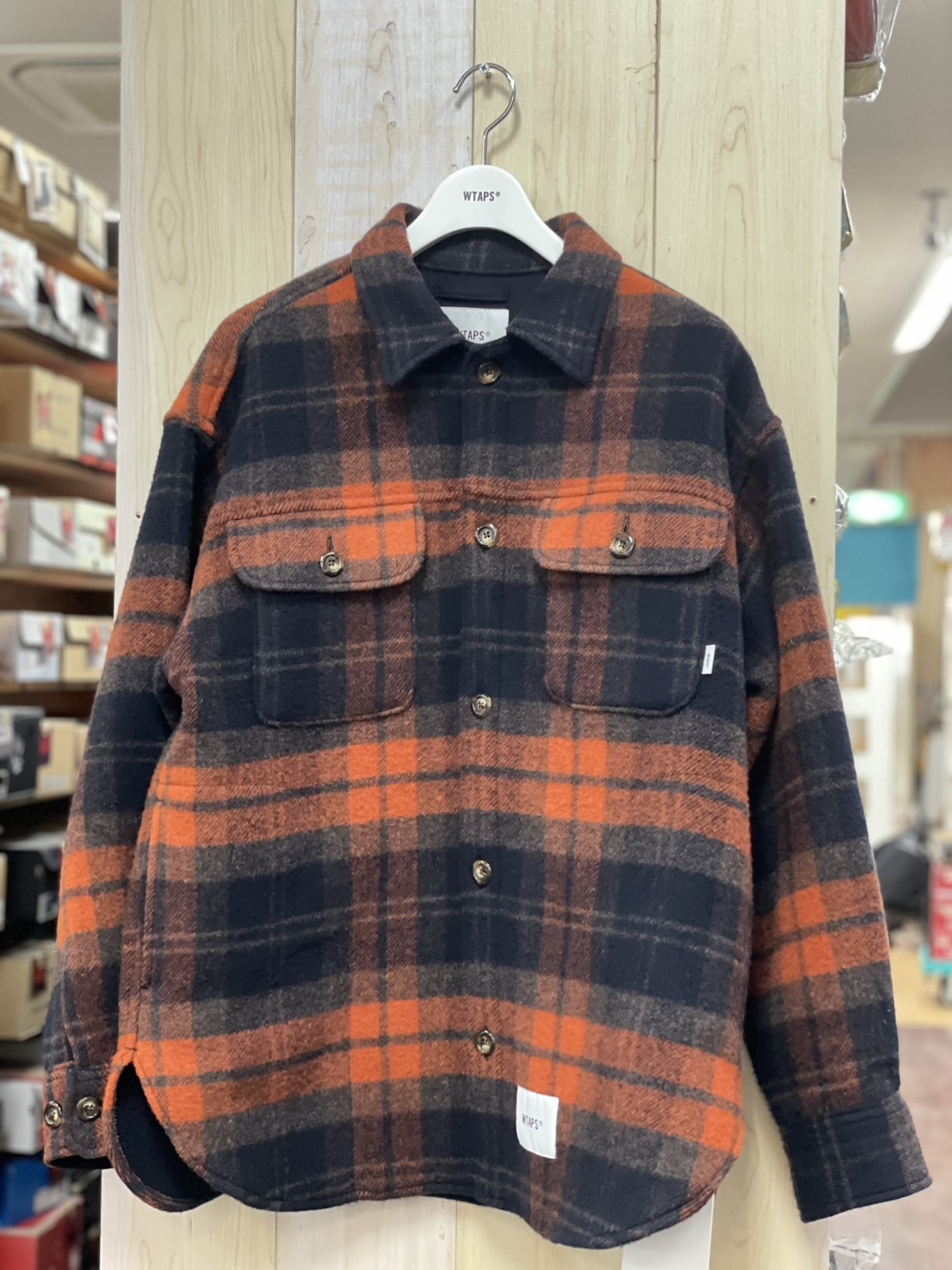 WTAPS WCPO 02 / Jacket / WOPL Mosser Textile “Orange” 買取させて