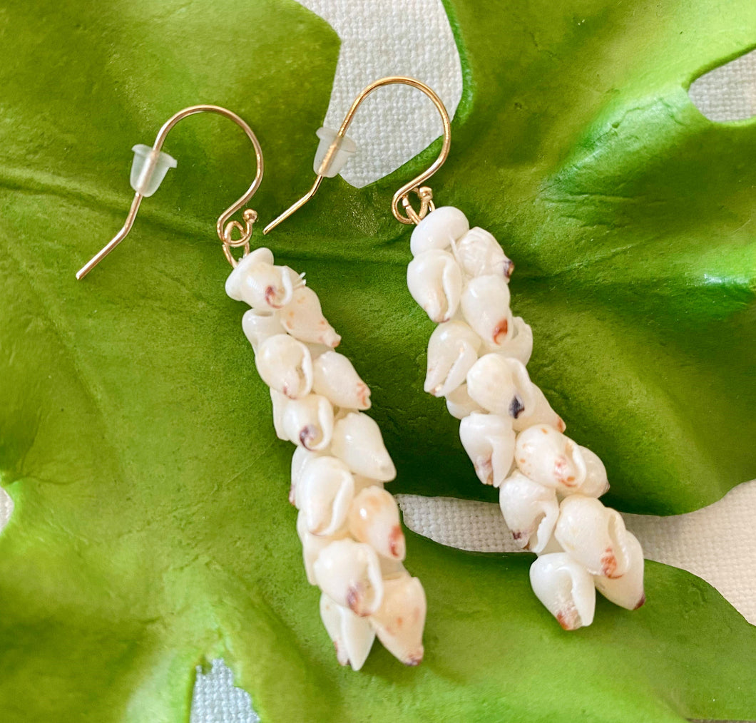 ニイハウシェル ピアス/モミホワイト – MANOA.