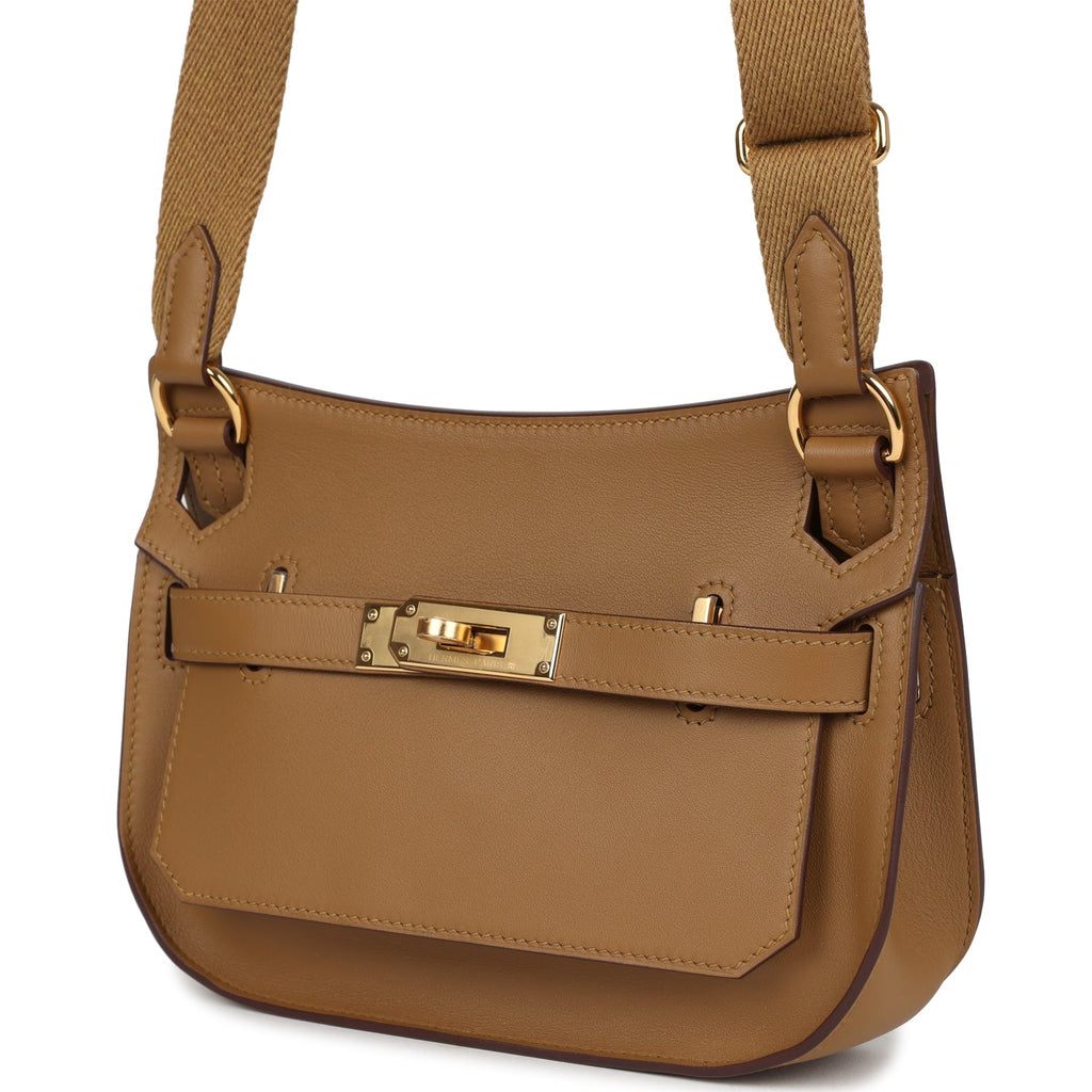 Hermes Mini Jypsiere Bronze Dore Swift Gold Hardware