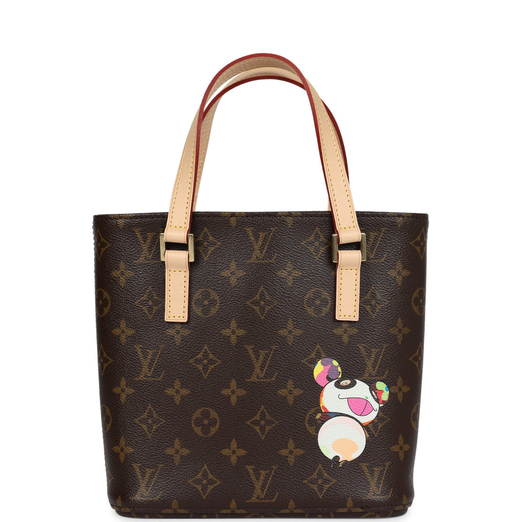 Louis Vuitton X Takashi Murakami Vavin PM Brown Monogram Panda Gold Ha