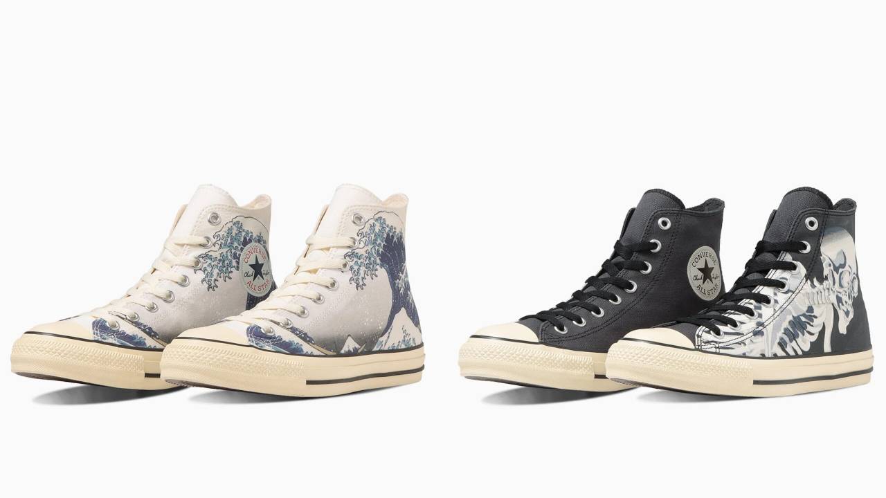 カッコよすぎかっ！コンバースから浮世絵師・葛飾北斎と歌川国芳の名作