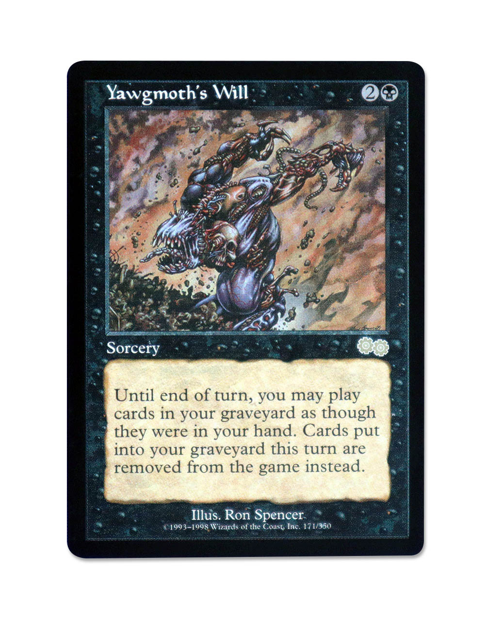 Yawgmoth's Will regular from Urza's Saga (USG) MTG Proxy - magic