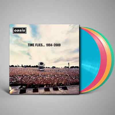 Oasis Vinyl: Time Flies 1994-2009 4LP - Mags Direct
