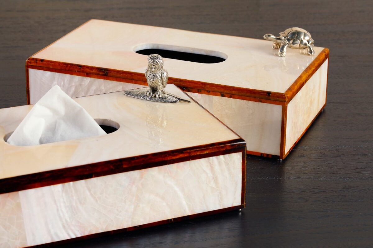 ティッシュボックス（フクロウ） 【HD1032】 - ロンドン