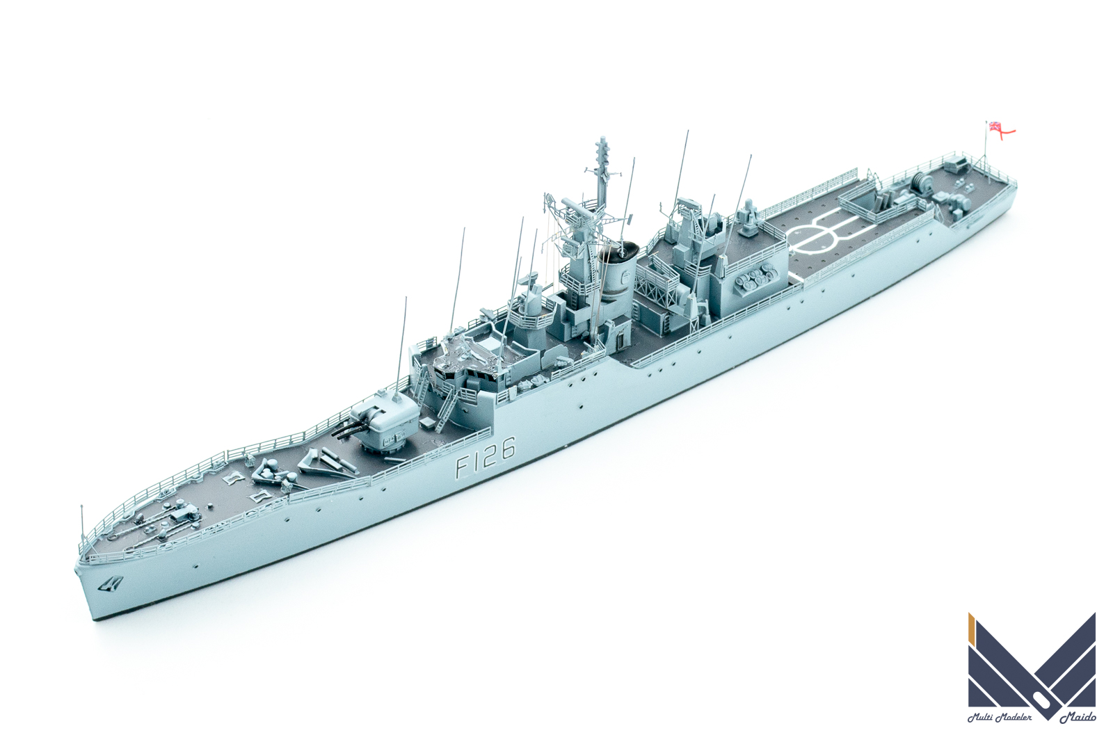 ヤマシタホビー 1/700 日本海軍駆逐艦 睦月 迷彩 完成品 Mutsuki