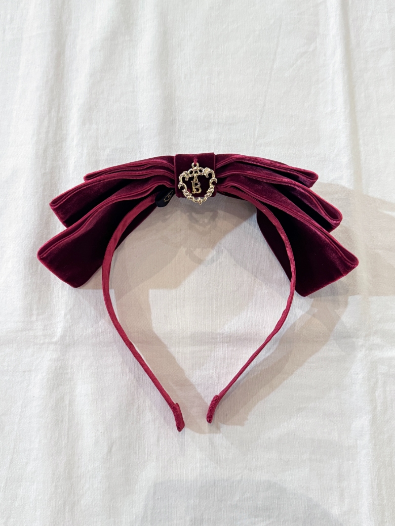 BABY,THE STARS SHINE BRIGHT ベルベットリボンカチューシャ - BELSEL