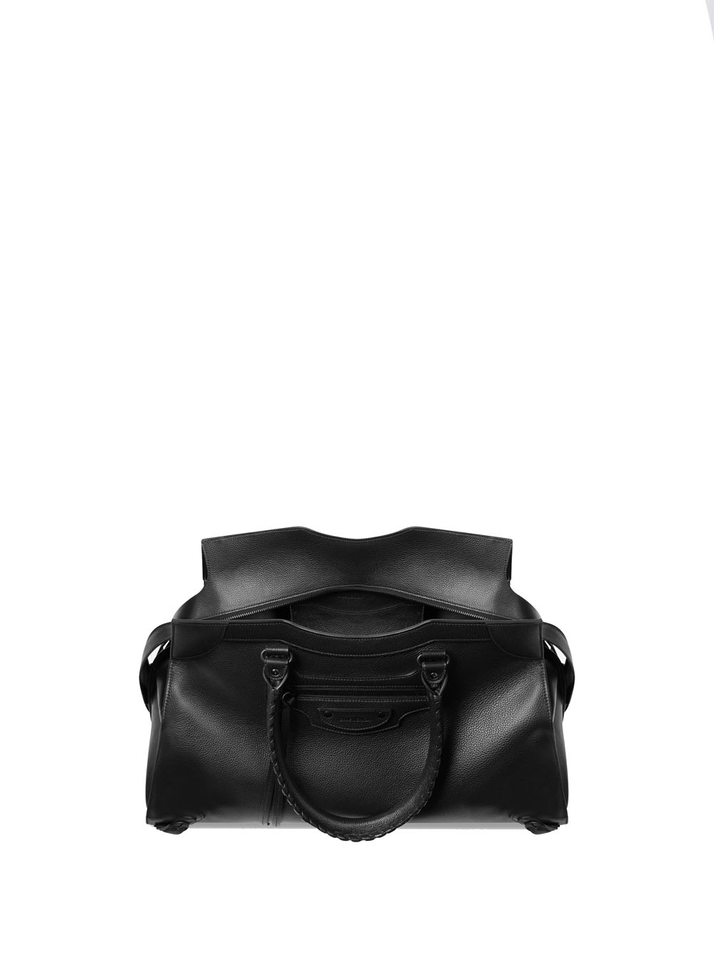 BALENCIAGA UNISEX Neo Classic Large Top Handle Bag Black