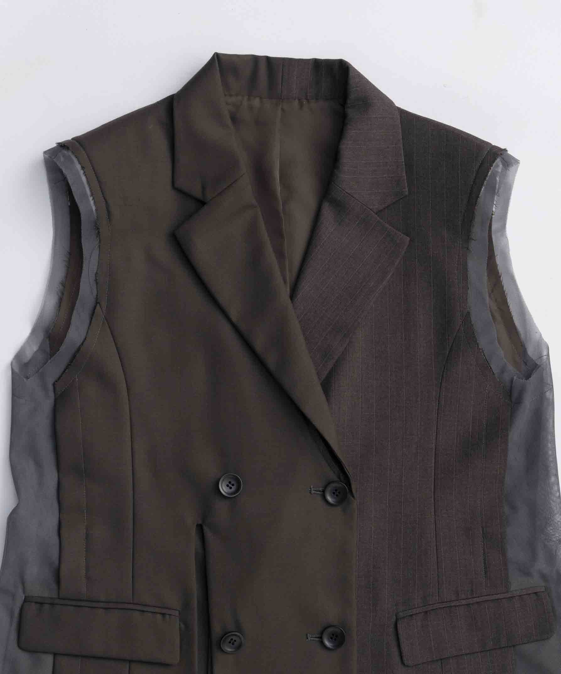 SALE】Side Tulle Gilet