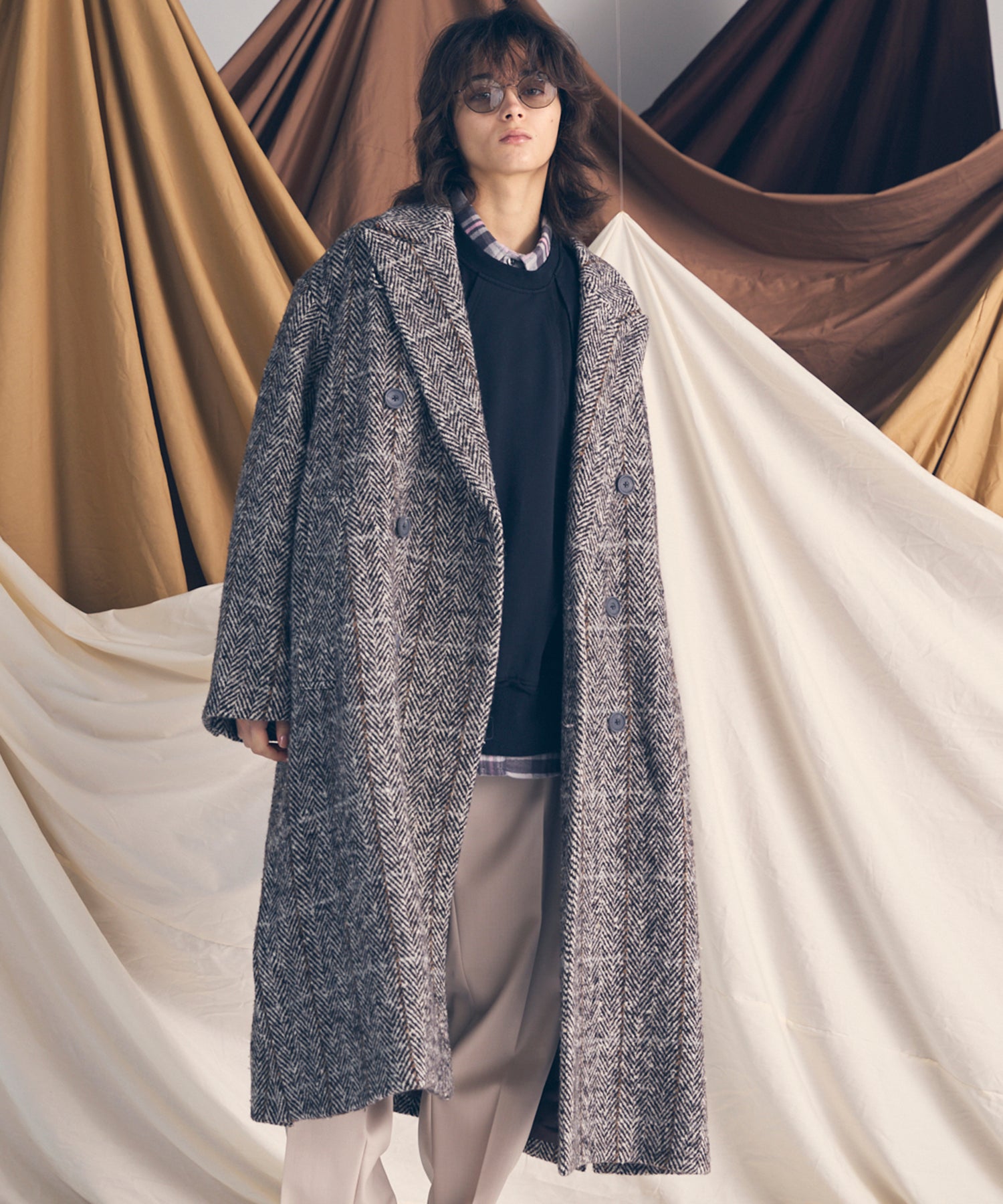 Italian Dead Stock Fabric】Prime-Over Chesterfield Coat