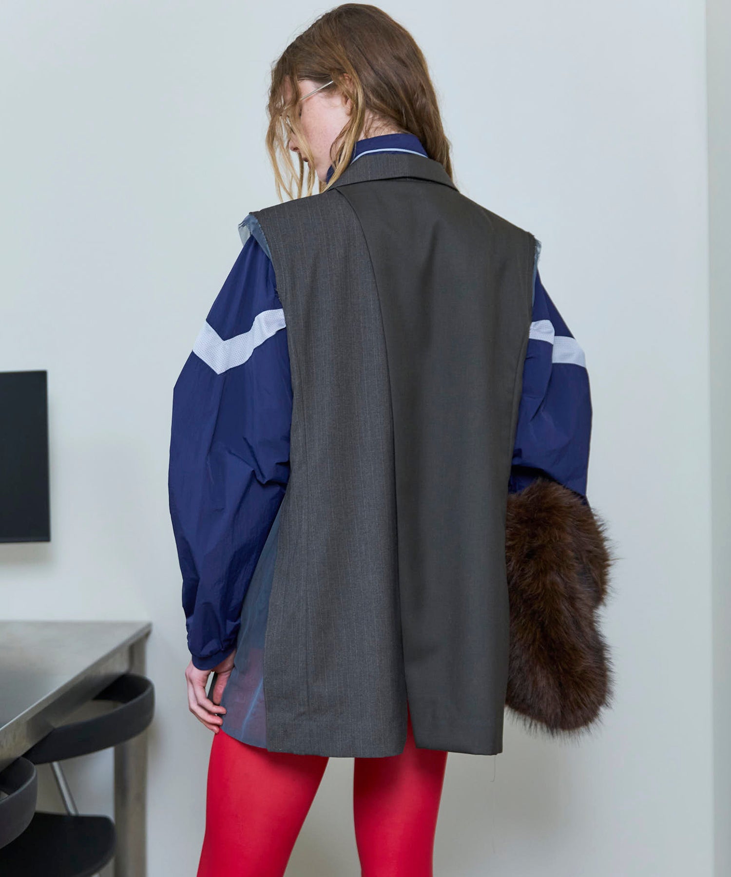 SALE】Side Tulle Gilet