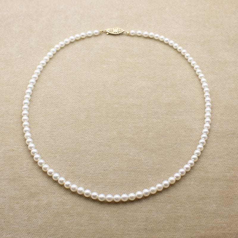 アコヤベビーパールネックレスN-01 4.5～5.0mm/45㎝ | ジェイパール