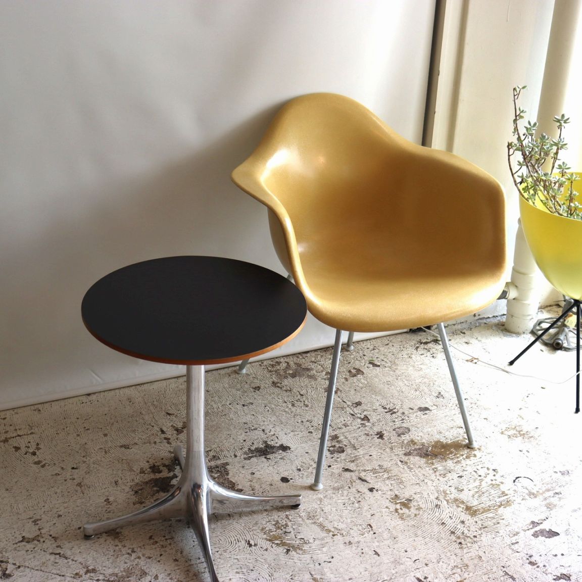 ハーマンミラー社製アームシェルチェア(オークルライトFRP) | イームズ