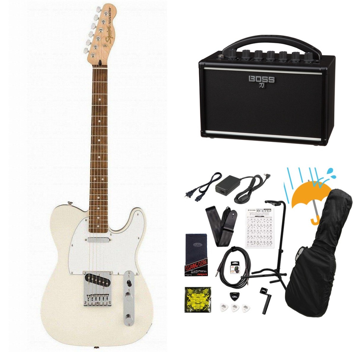 Squier (テレキャスタータイプ × ホワイト)の検索結果 | ギター