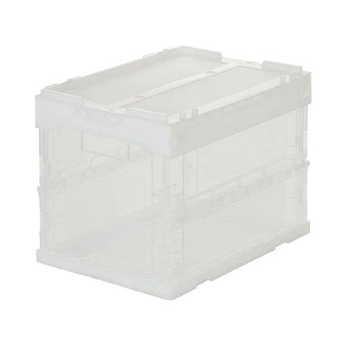 コンテナ館】トラスコ中山(TRUSCO) スケルコンオリコン20L(蓋付) 透明