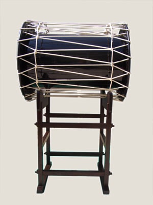 大締太鼓 3尺（鼓面:90cm） 四本柱台付 | 太鼓,桶胴太鼓 通販なら和