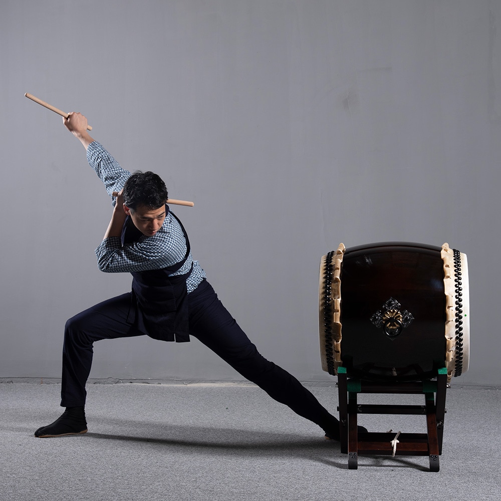 長胴太鼓台 太鼓スタンド 長胴太鼓用セット台 1尺3寸から1尺6寸用