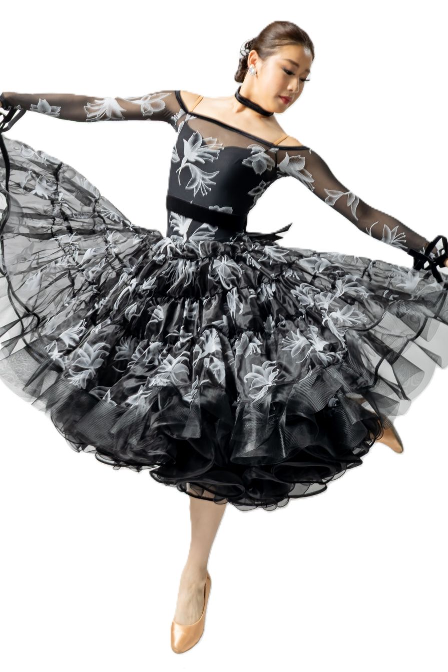 タカダンス スタンダードドレス 3S-00154B ｜社交ダンス スタンダード