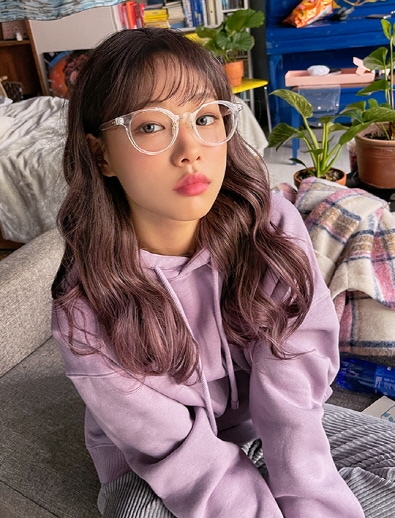 サロンカラーフルウィッグ）ジェリーパーマ アイリス (ミスティ原糸)