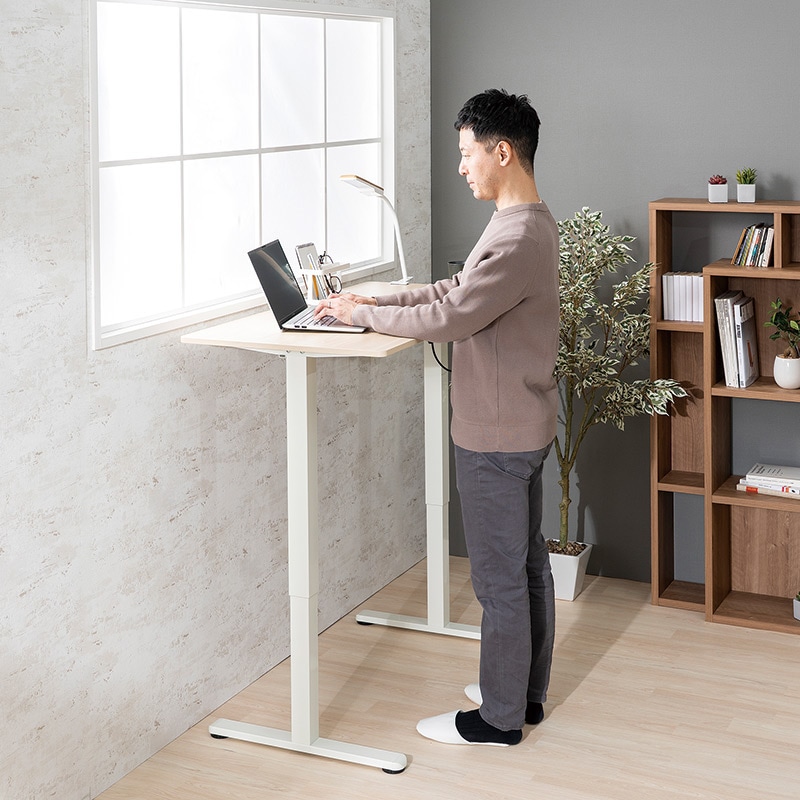 電動昇降デスク UN120 NA/WH【大型商品配送】 の通販｜東京インテリア