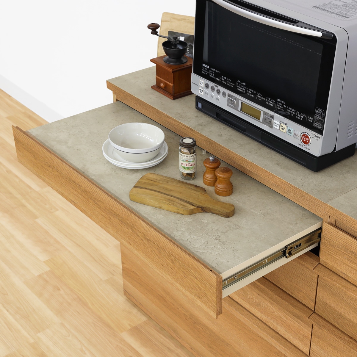 キッチンカウンター コモピア CMA-9090HANA 白井産業 【お客様組立商品