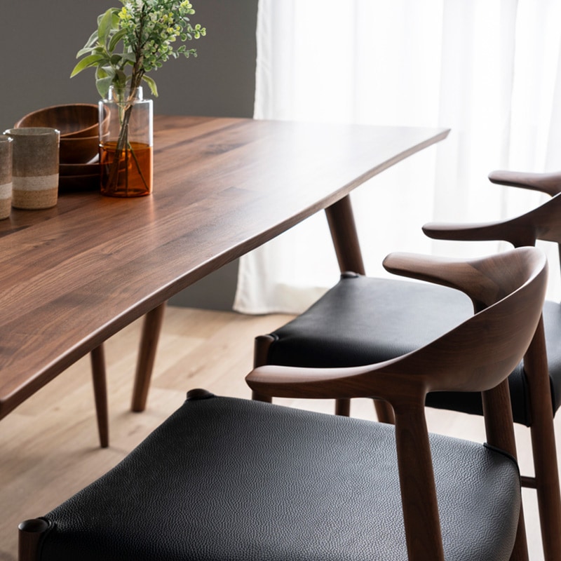 ダイニング5点セット（if NEST）テーブル 天板 FENIX2 180TOP 脚 V