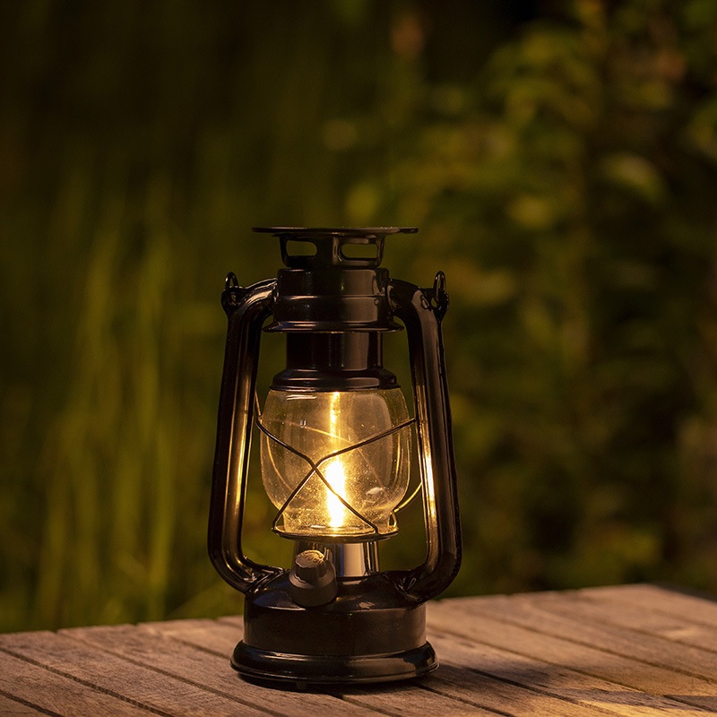 あかりクラシック ルミエールランタン ブラック 約幅15cm×奥行11.7cm