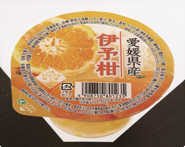産地取り寄せ商品】JAえひめ中央 愛媛の柑橘伊予柑ゼリー 120g×30個