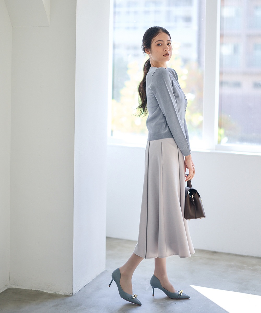 パイピングフレアスカート - 12Twelve Agenda(トゥエルブアジェンダ