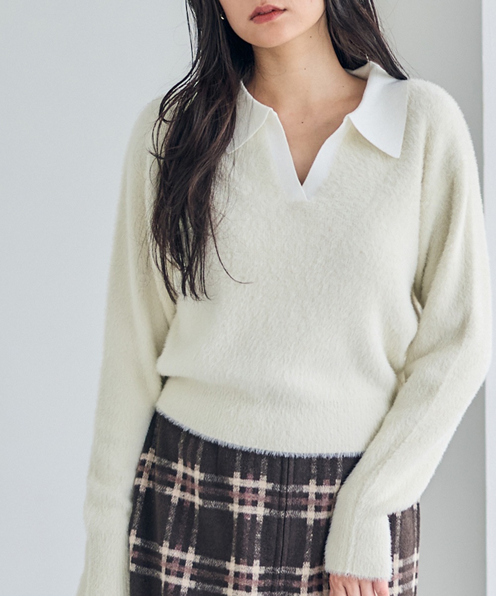 SALE】ラガー風シャギーニットプルオーバー - 12Twelve Agenda