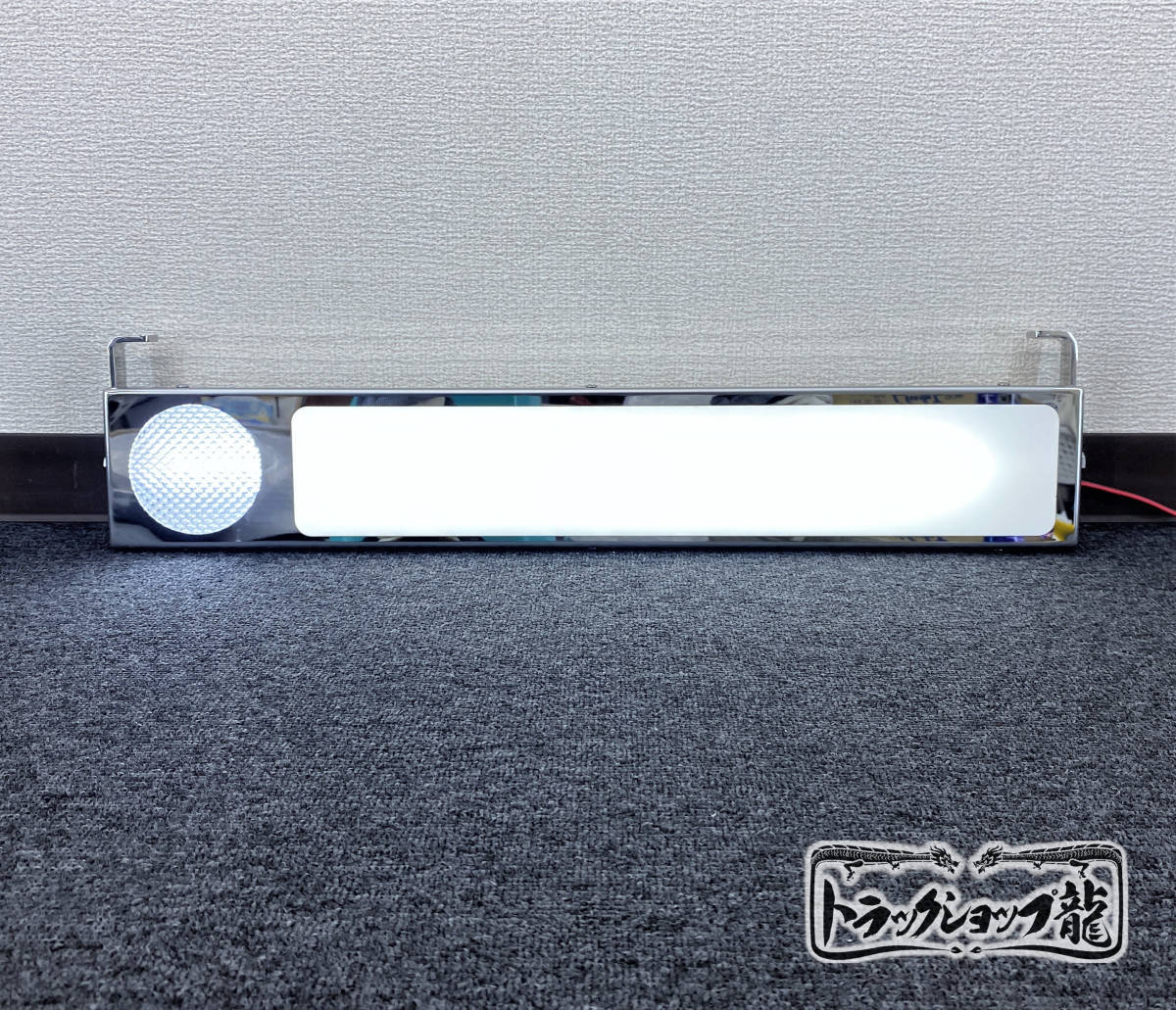 ステンレス ワンマン灯 600幅 鏡面 丸抜き ワンマンアンドン アクリル