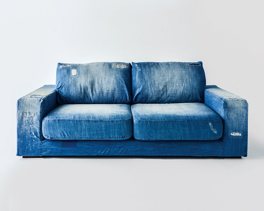 journal standard Furniture | FRANKLIN SOFA Damage DENIM