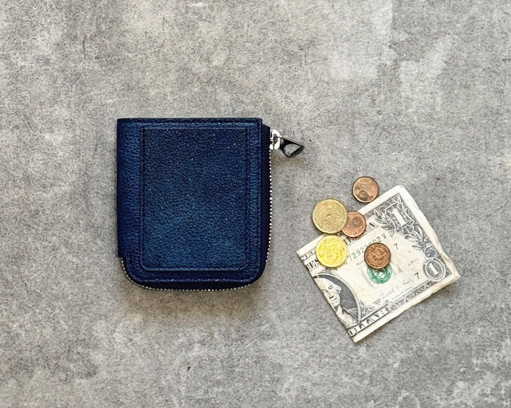 ITTI/イッチ｜クリスティ ベリーコンパクトウォレット 藍桟革 財布