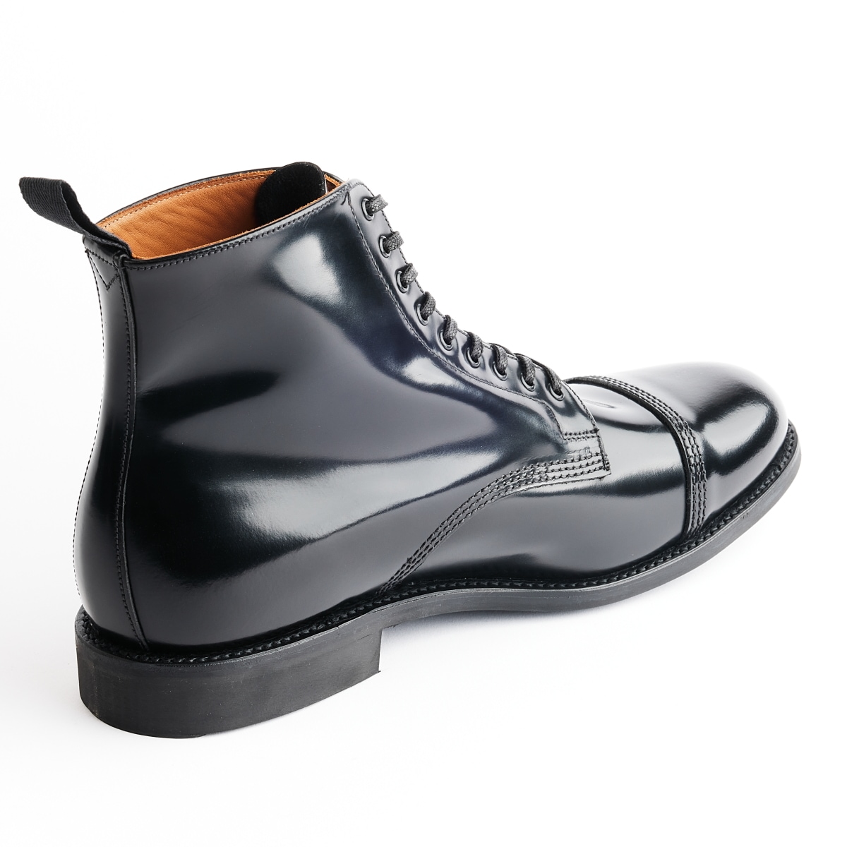 サンダース MILITARY DERBY BOOT BLACK レースアップブーツ メンズ