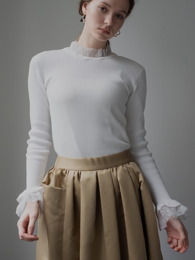 ドットチュールニット | Tops,トップス | | TREFLE＋1（トレフルプラス