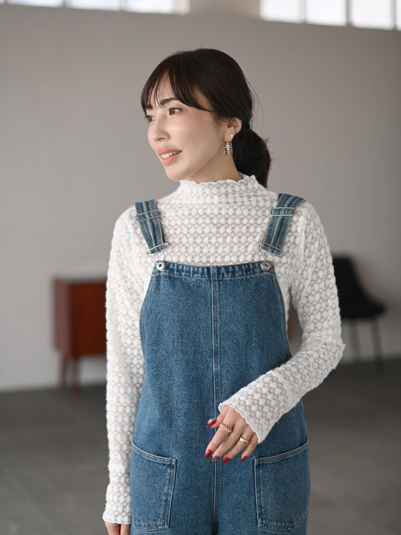 デニムオーバーオール(BLUE) | Onepiece,サロペット | | TREFLE＋1