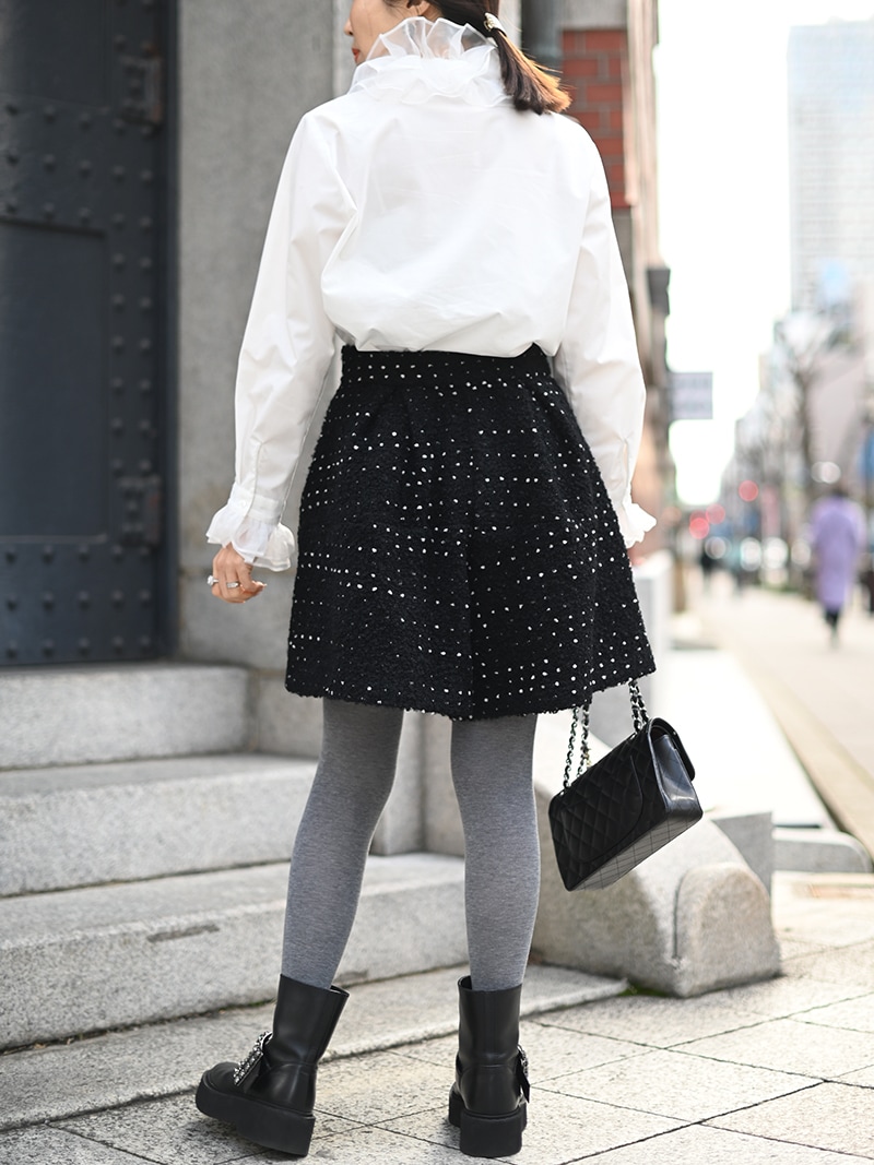 ドットツイードタックショートパンツ | Bottoms,ショート