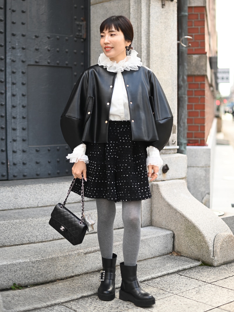 ドットツイードタックショートパンツ | Bottoms,ショート