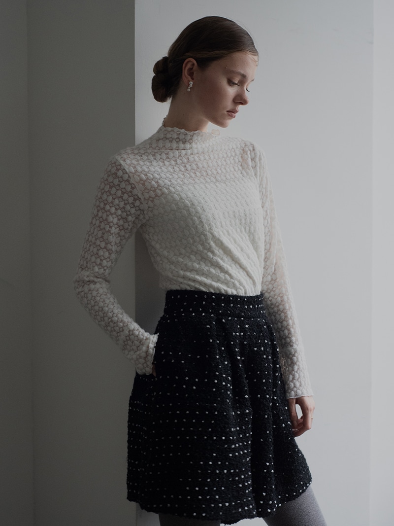 ドットツイードタックショートパンツ | Bottoms,ショート