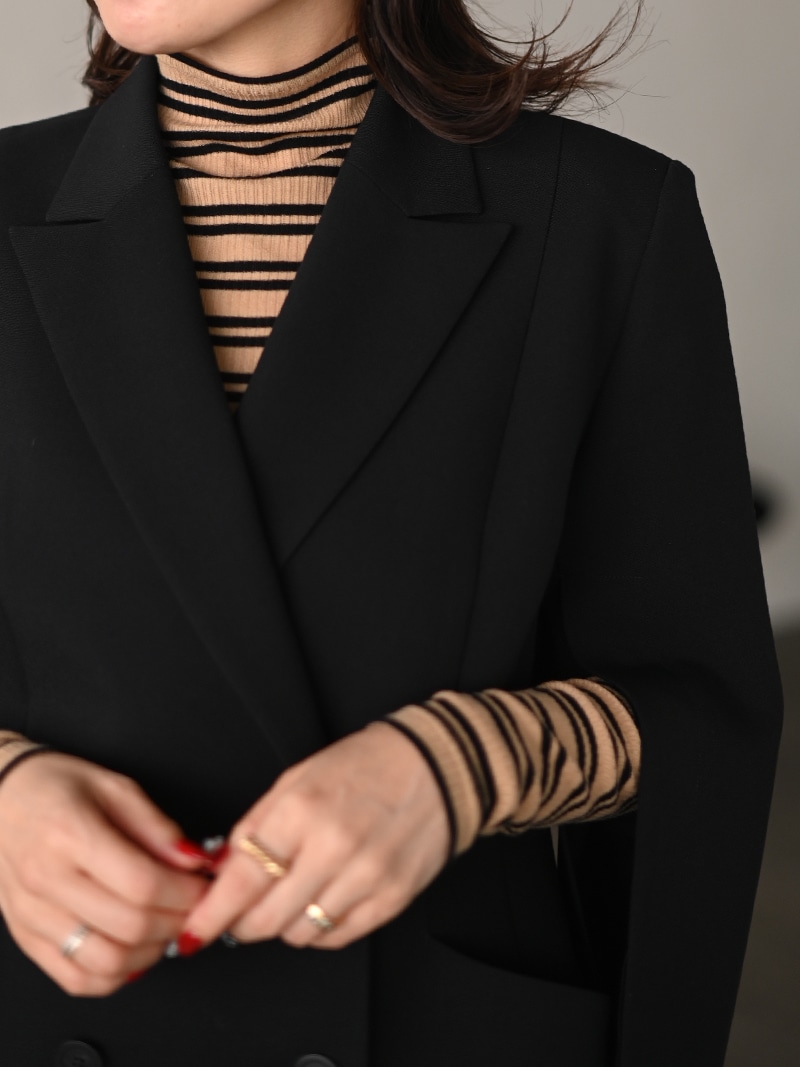 スリットスリーブテーラードジャケット(BLACK) | Outer | | TREFLE＋1