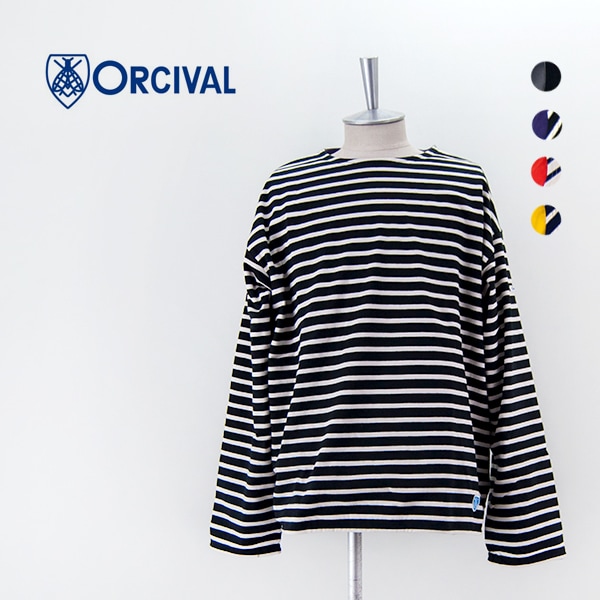 SOLDOUT】ORCIVAL オーシバル メンズ 裏フリース クルーネックプル