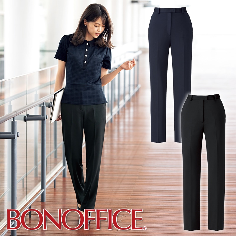 裾上げらくらくパンツ 77-AP6244 BONOFFICE ボンオフィス 【日時指定