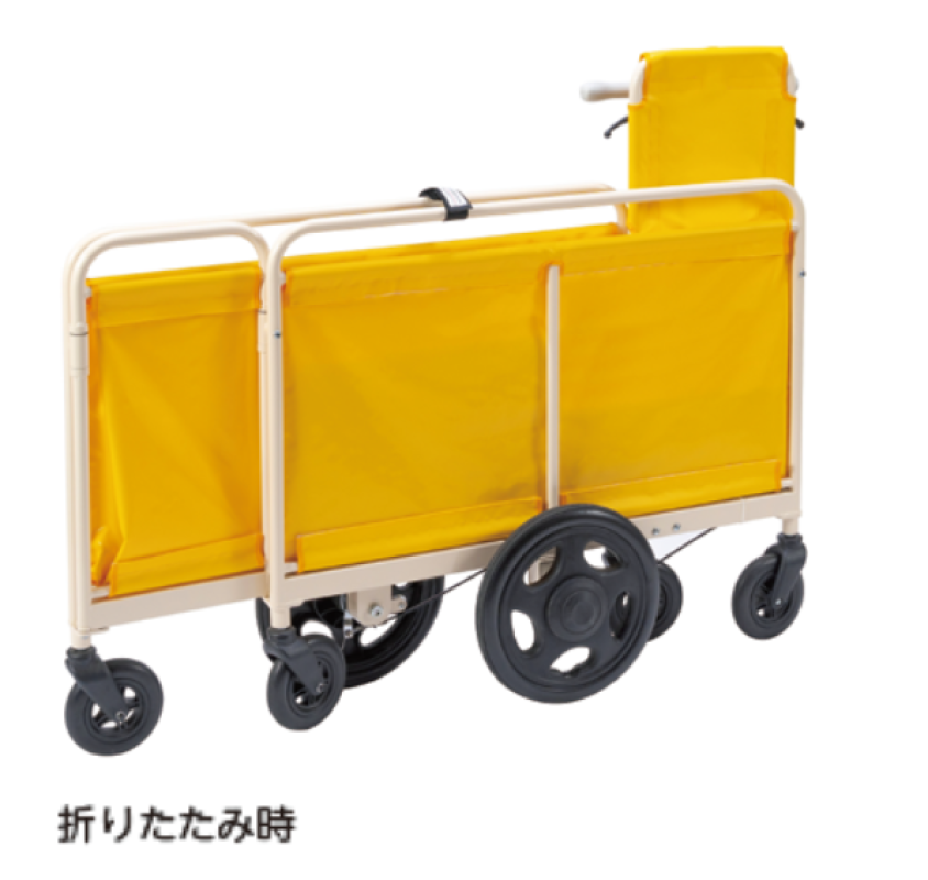 折りたたみ式おでかけ兼用避難車スリム・6輪 専用レザーマット | 保育