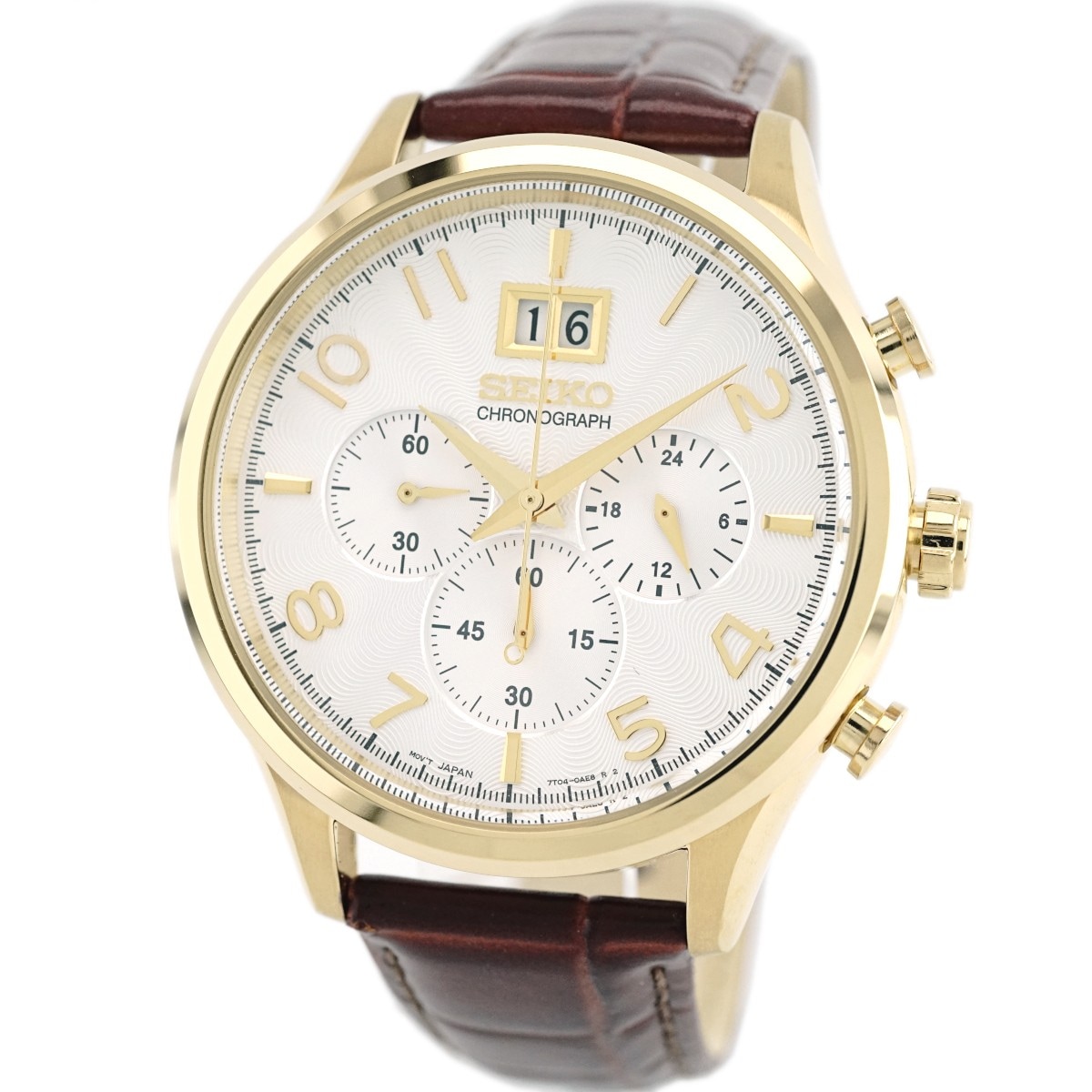 セイコー ビッグデイト クロノグラフ SPC088P1 逆輸入モデル 7T04-0AE0
